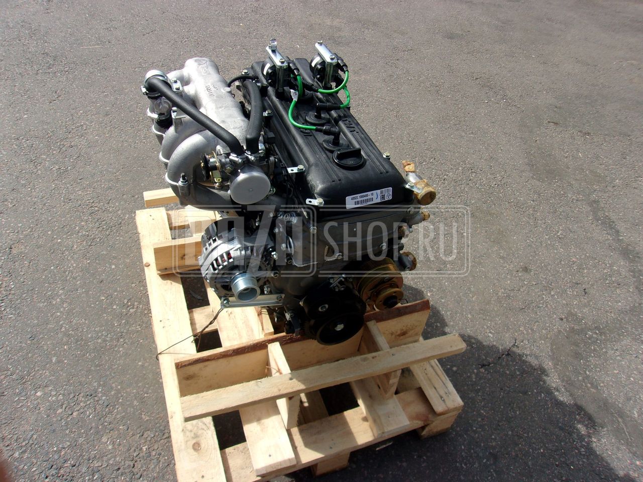 Двигатель ЗМЗ-40522 АИ-92 ГАЗ 3302, 2705, 2752, 3221, инжект. Евро-2 (без ремня; 152 л.с.) / 40522.1000400-10 (40522.4620000: под МИКАС 11, ТОПЛИВОПРОВОД БЫСТРОСЪЕМ., КАТУШКИ ГЕРМЕТИЧН.РАЗЪЕМ)